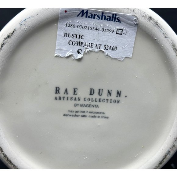 RAE DUNN MERRY Canister Red Handle Lid Christmas Holiday LL Long Letter Magenta - Picture 8 of 10